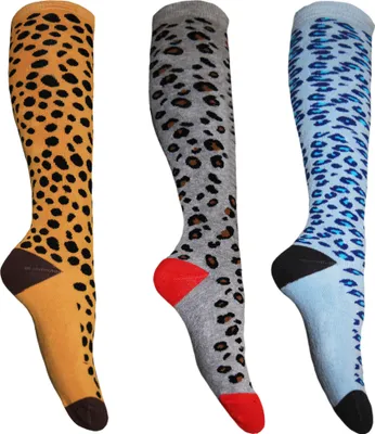 Produktbild von Socken für Damen (3er-Pack) 1300 (37 EU-40,5 EU) (Grau/Gelb/Blau)