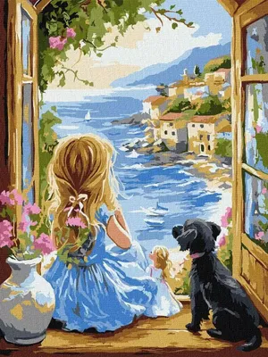 Image de Peinture par numéros - Marzycielska 30 x 40 cm - Ideyka