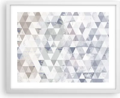 Produktbild von Gerahmtes Poster - Weißer Rahmen - Abstraktion modern - 50x40 cm - Wand Bild - Wanddeko - Wandbilder - Kunstposter - Wandposter - Bilderrahmen - Bilder - Kunstdruck - Wandbild - P2WAA50x40-4075