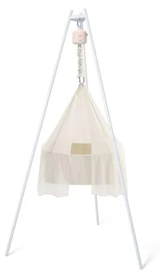 Produktbild von Membantu Cradle Set 2 - Nature (Cradle, Bouncer 2.0 beige, Tripod stand, Canopy nature)