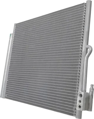 Produktbild von Kondensator Klima mit Trockner Kühlrohre parallel HELLA für u.a. OPEL MERIVA