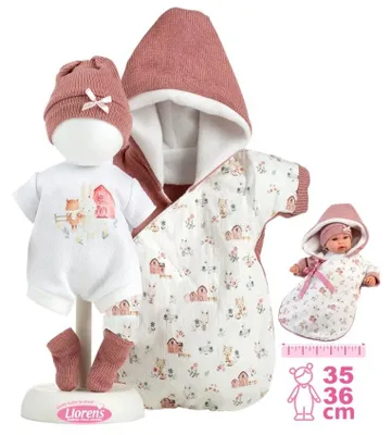 Produktbild von Llorens M636-50 Kleidung für NEW BORN Babypuppen (35-36 cm) mit Zubehör