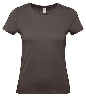 Image de B&C - T-shirt « #E150 » pour femmes FK1976 (XL) (marron ours)