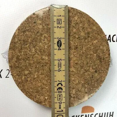 Produktbild von Set - 6 Glasuntersetzer Ø 9.5cm aus Kork