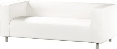 Produktbild von Dekoria Bezug für Klippan 2-Sitzer Sofa, weiss, Sofahusse, Klippan 2-Sitzer
