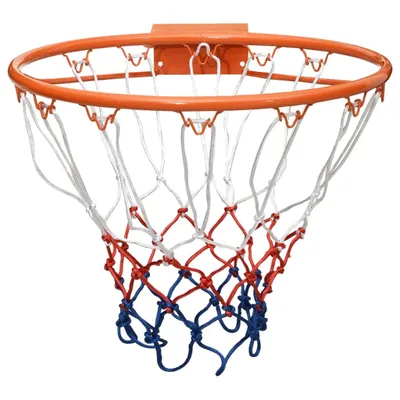 Image de vidaXL Anneau de basket-ball Orange 39 cm Acier