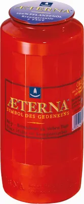 Produktbild von AETERNA Ewiglichte 7-Tage Brenner Rot, 1 Stück