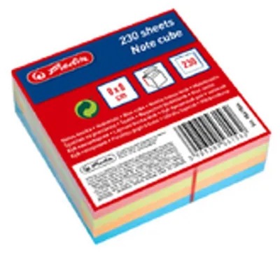 Immagine prodotto di Notes kostka kolorowa 8 x 8 x 3 cm 230 kartek