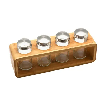 Produktbild von Gewürzspender aus Bambus Versa 33 x 2,5 x 18 cm