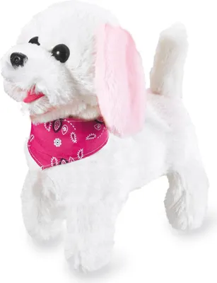 Produktbild von Trixi RC Plüschhund Weiss/Rosa 27MHz