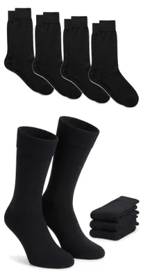 Produktbild von Black Snake 4 Paar extra weite Socken ohne Gummi mit Wolle Damen Herren - 47/50, KI-generiertes Bild