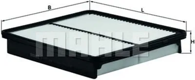 Produktbild von Luftfilter MAHLE LX 2957 Filtereinsatz