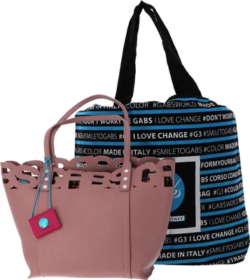 Produktbild von Gabs Leder Schultertasche Shopper Jade TG Flat Bag Cammeo rosa