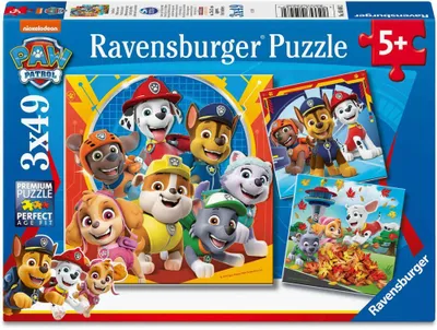 Produktbild von Kinderpuzzle 3x49 Teile - Paw Patrol