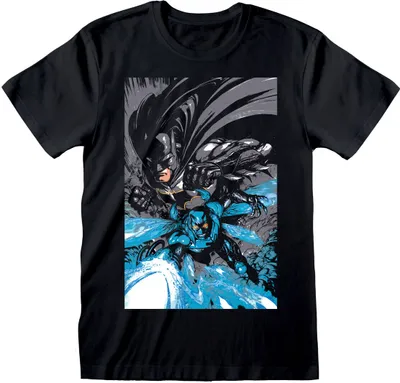 Produktbild von Kurzarm-T-Shirt Batman Team Up Schwarz Uni - M