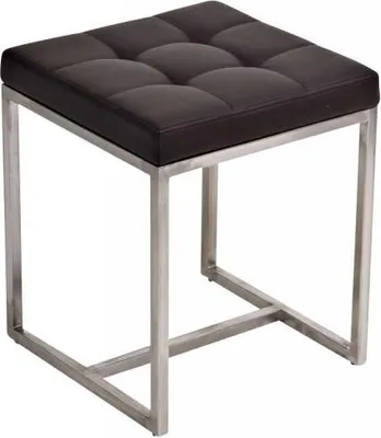 Produktbild von Sitzhocker Barci, Kunstleder  braun