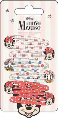 Immagine prodotto di Cerda Group Minnie fermagli per capelli 6 pezzi rosso, rosa rosso, rosa taglia unica