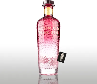 Produktbild von Mermaid Pink Gin Isle of wight distillery 0,7L (38% vol.)- [Enthält Sulfite]