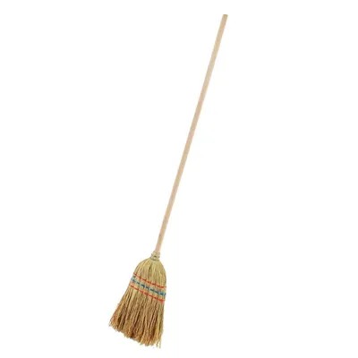 Produktbild von Rekord Kinderreisstroh Besen mit Holzstiel Gesamtlänge 102cm