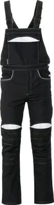 Produktbild von Größe 48 Herren Planam Durawork Latzhose schwarz grau Modell 2920