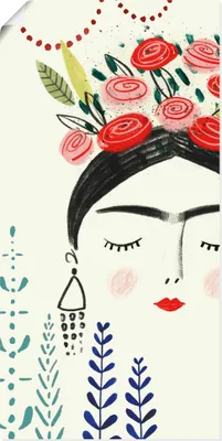 Produktbild von ARTland Poster Fridas Traum Collektion B Größe: 50x100 cm