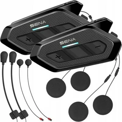 Immagine prodotto di Sena Technologies Spider RT1 Dual Pack Motorrad-Sprechanlage 8809629523899
