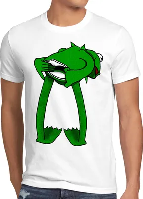 Produktbild von BaumwolleCloud Kermit Herren T-Shirt Frosch handpuppe