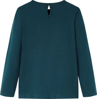 Immagine prodotto di Maglietta per Bambini a Maniche Lunghe Verde Scuro 104