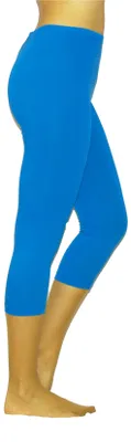 Produktbild von Damen 3/4 Capri Leggings Baumwolle BLAU S