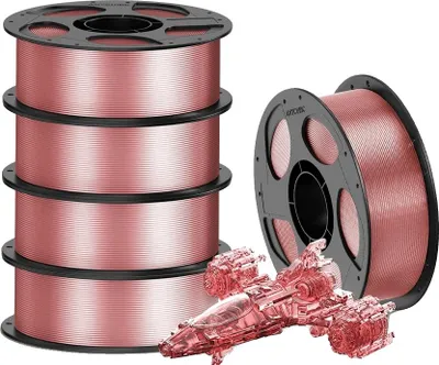Produktbild von 3D-Drucker-Filament, PETG-Material, 1,75 mm Durchmesser, 5KG T-Rosa