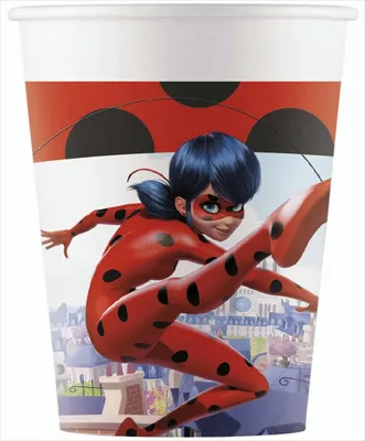 Immagine prodotto di Bicchiere di carta Miraculous Ladybug 200ml 8 pezzi