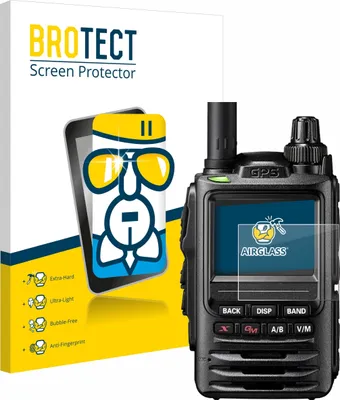 Produktbild von BROTECT Schutzglas für Yaesu FT-3D / FT-5DE Schutzfolie Panzer Folie Glas Display Schutz klar
