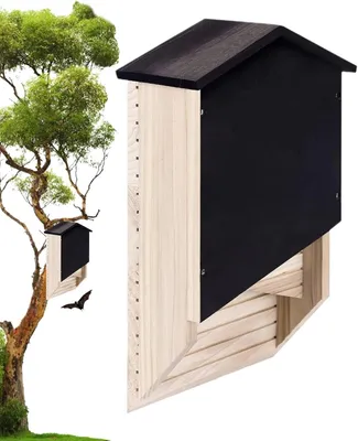 Produktbild von Fledermaushaus aus Holz für den Unterschlupf von Fledermäusen