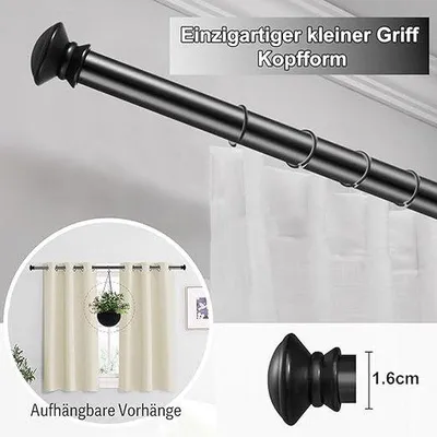 Produktbild von Famanu Gardinenstange Extra Lang - 70-110 cm