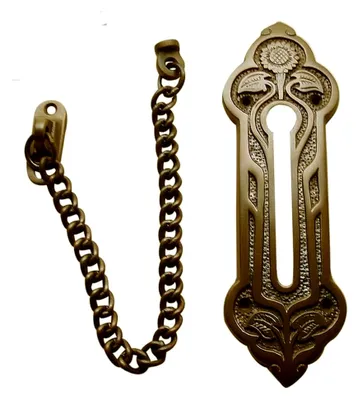 Produktbild von Türkette aus antikem Messing im Jugendstil