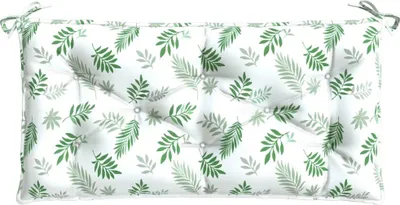 Produktbild von vidaXL Gartenbank-Auflage Blattmuster 110x50x7 cm Stoff