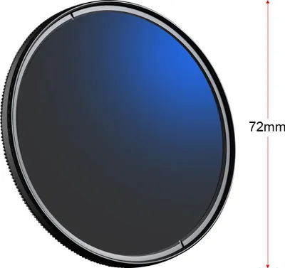 Imagen del producto de Filtro polarizador circular K&F CONCEPT de 72 mm, ultra delgado, con revestimiento multicapa (MC) para lentes de cámaras DSLR