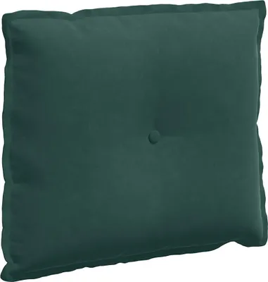 Immagine prodotto di vidaXL Cuscino posteriore verde scuro 60 x 50 cm in tessuto a coste