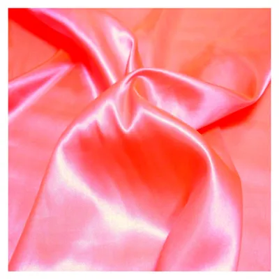 Produktbild von Glanz Satin | Modestoff Dekostoff Kostümstoff Stoffe zum Nähen Meterware Dekorieren | Gardinenstoff Vorhangstoff Hochzeitsstoff Glitzer Satinstoffe/Nähstoffe 110 cm breit (Pink)