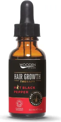 Produktbild von Haarwachstumsserum mit schwarzem Pfeffer WoodenSpoon 30 ml