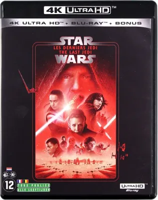Produktbild von Star Wars 8 : Les Derniers Jedi [4K Ultra HD Blu-Ray Bonus] [Region Free] [Blu-ray] (NEUF SOUS BLISTER)
