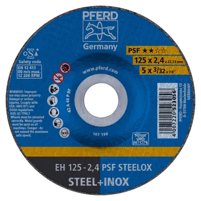 Produktbild von PFERD 61720326, 12,5 cm, 2,4 mm, 12200 RPM, 25 Stück(e)