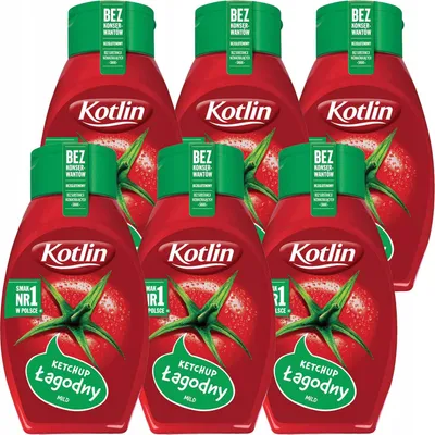 Zdjęcie produktu dla Kotlin Ketchup łagodny 450 g x 6 sztuk