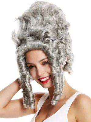 Produktbild von WIG ME UP Perücke Barock Pompadour Gräfin Grau VK-38-51