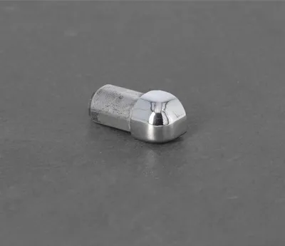 Produktbild von Außenecke Rundkantenprofil 12,5 mm V2A Edelstahl massiv GLÄNZEND Profilkanten
