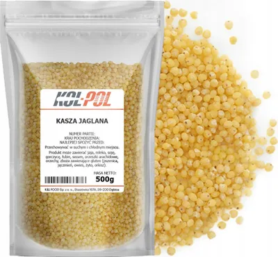Zdjęcie produktu dla KASZA JAGLANA 500g Polska naturalna lekkostrawna wysoka jakość Kol-Pol