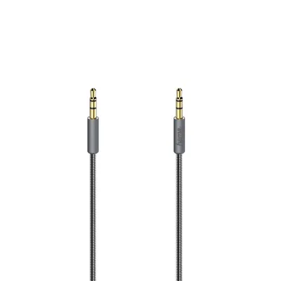 Immagine prodotto di Cavo audio Hama "Elite", spina jack da 3,5 mm - spina, metallo, placcato oro, 0,75 m