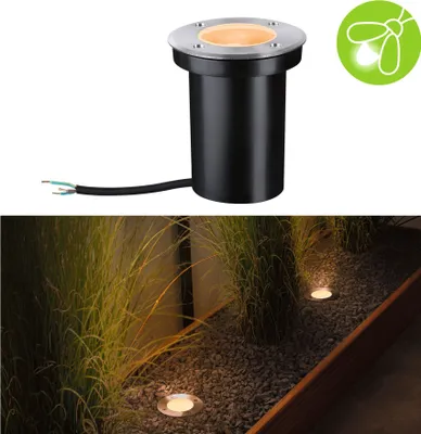 Image de Luminaire encastré de sol Paulmann LED Goldlicht respectueux des insectes