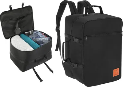 Produktbild von Granori Handgepäck Kofferrucksack Dreampack Pro 40x30x25 / 40x30x20 cm (Flexsize) – Aufklappbares Platzwunder mit optimaler Konstruktion zum Packen