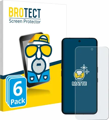 Produktbild von 6x BROTECT Schutzfolie für Nothing Phone (3) Displayschutz Displayschutzfolie Folie Matt Entspiegelungsfolie